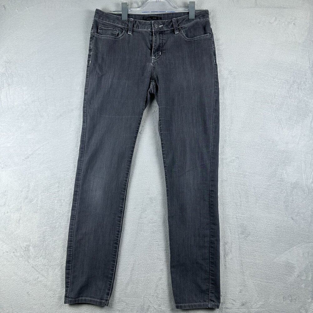 Prana Skinny Jeans Denim Stretch Regular Inseam Womens Black Size 8/29